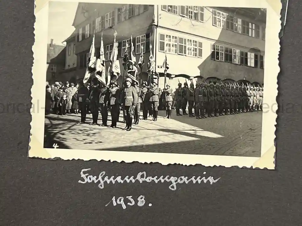 WWII GERMAN RAD & ARMY MG 34 CREW PHOTO ALBUM - NÜRNBERG RALLY 1936 + POLAND 1939