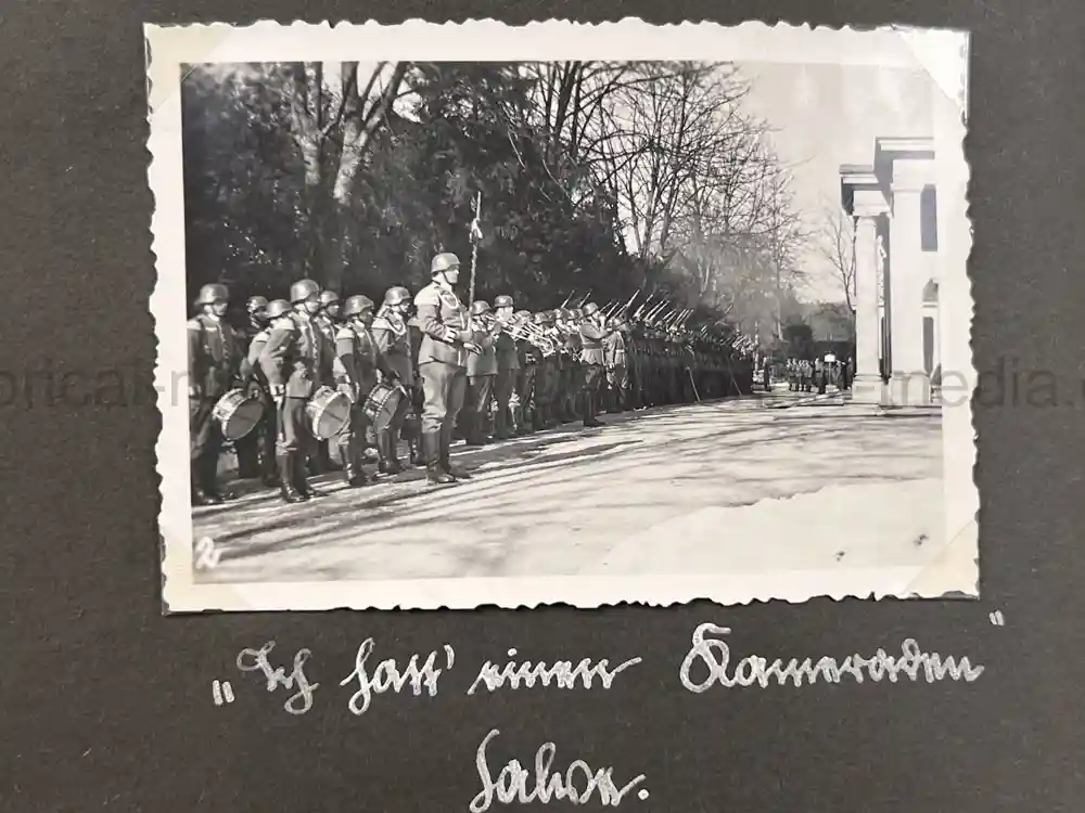 WWII GERMAN RAD & ARMY MG 34 CREW PHOTO ALBUM - NÜRNBERG RALLY 1936 + POLAND 1939