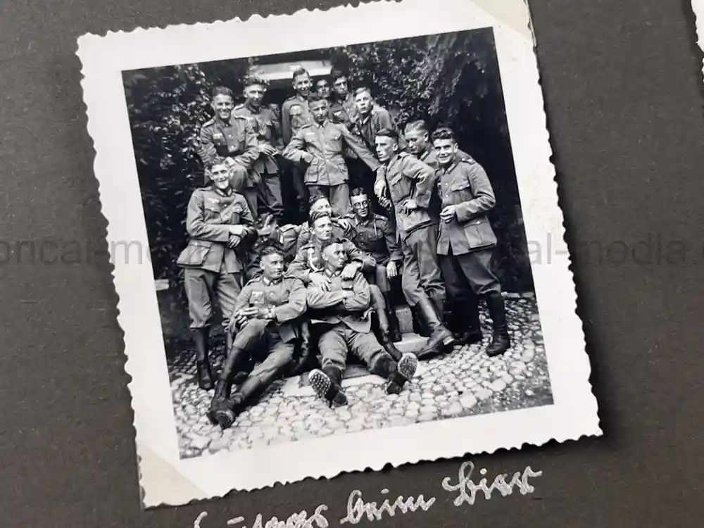 WWII GERMAN RAD & ARMY MG 34 CREW PHOTO ALBUM - NÜRNBERG RALLY 1936 + POLAND 1939