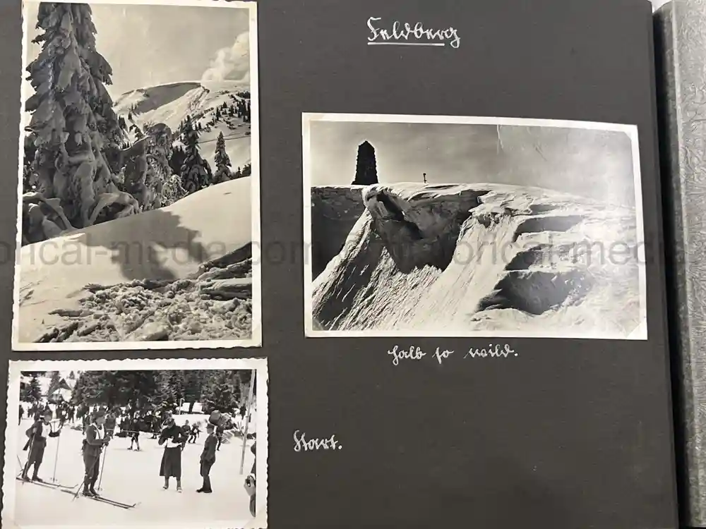 WWII GERMAN RAD & ARMY MG 34 CREW PHOTO ALBUM - NÜRNBERG RALLY 1936 + POLAND 1939