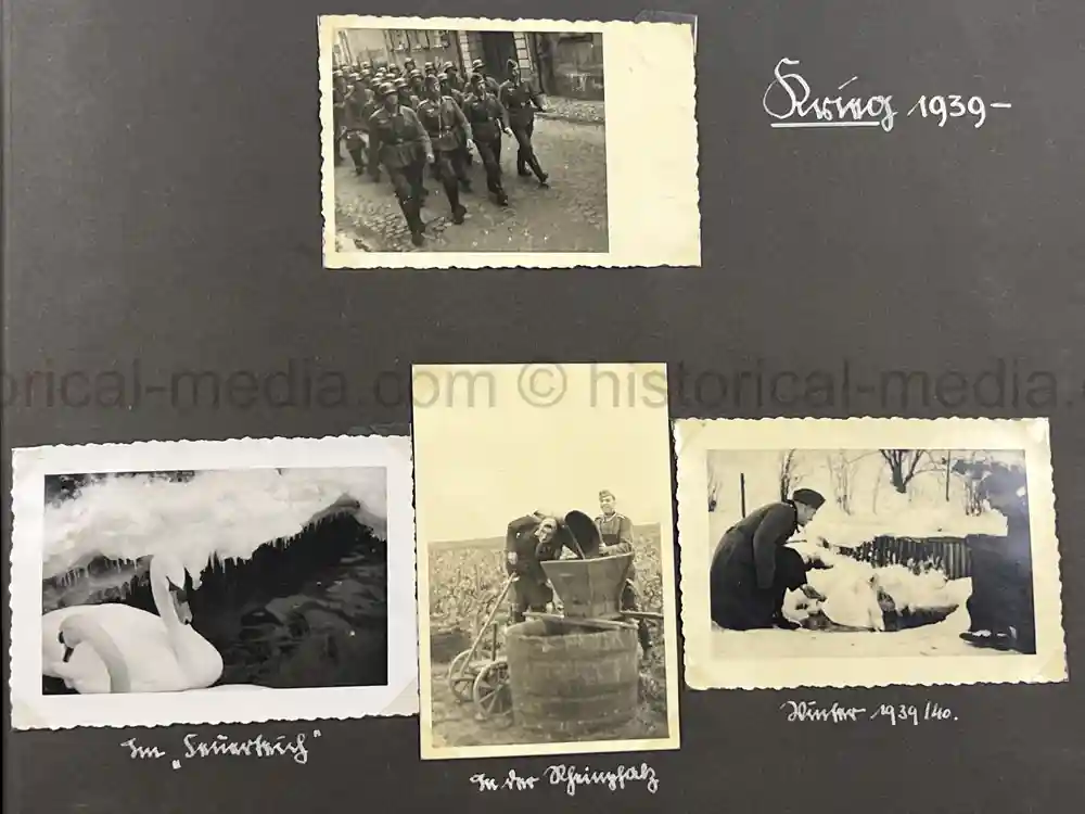 WWII GERMAN RAD & ARMY MG 34 CREW PHOTO ALBUM - NÜRNBERG RALLY 1936 + POLAND 1939