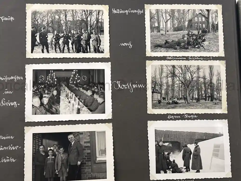WWII GERMAN RAD & ARMY MG 34 CREW PHOTO ALBUM - NÜRNBERG RALLY 1936 + POLAND 1939