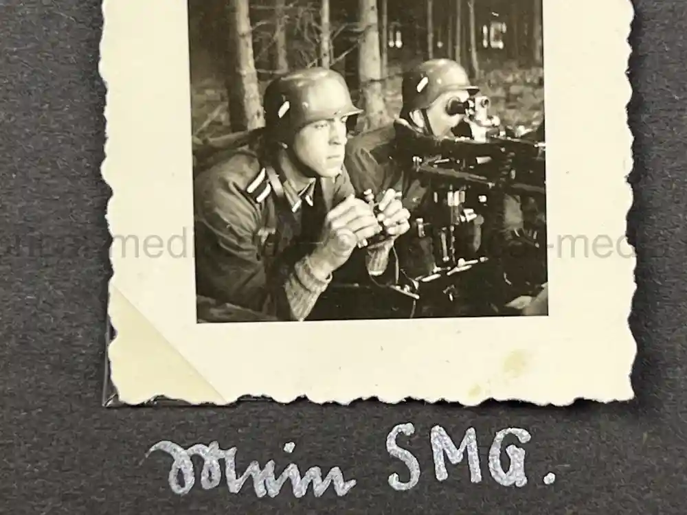 WWII GERMAN RAD & ARMY MG 34 CREW PHOTO ALBUM - NÜRNBERG RALLY 1936 + POLAND 1939