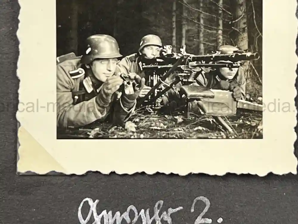 WWII GERMAN RAD & ARMY MG 34 CREW PHOTO ALBUM - NÜRNBERG RALLY 1936 + POLAND 1939