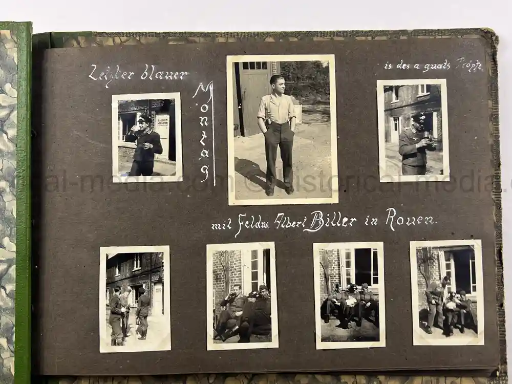 WWII GERMAN LUFTWAFFE PHOTO ALBUM - FRANCE