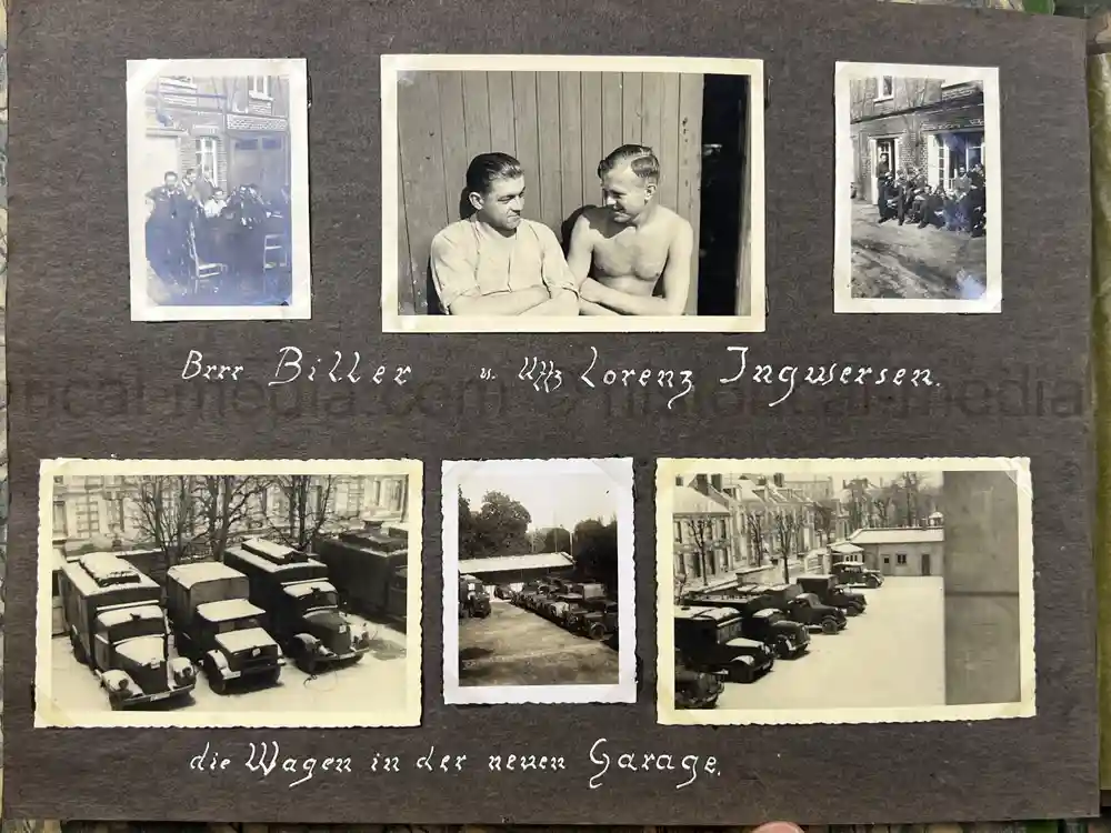 WWII GERMAN LUFTWAFFE PHOTO ALBUM - FRANCE