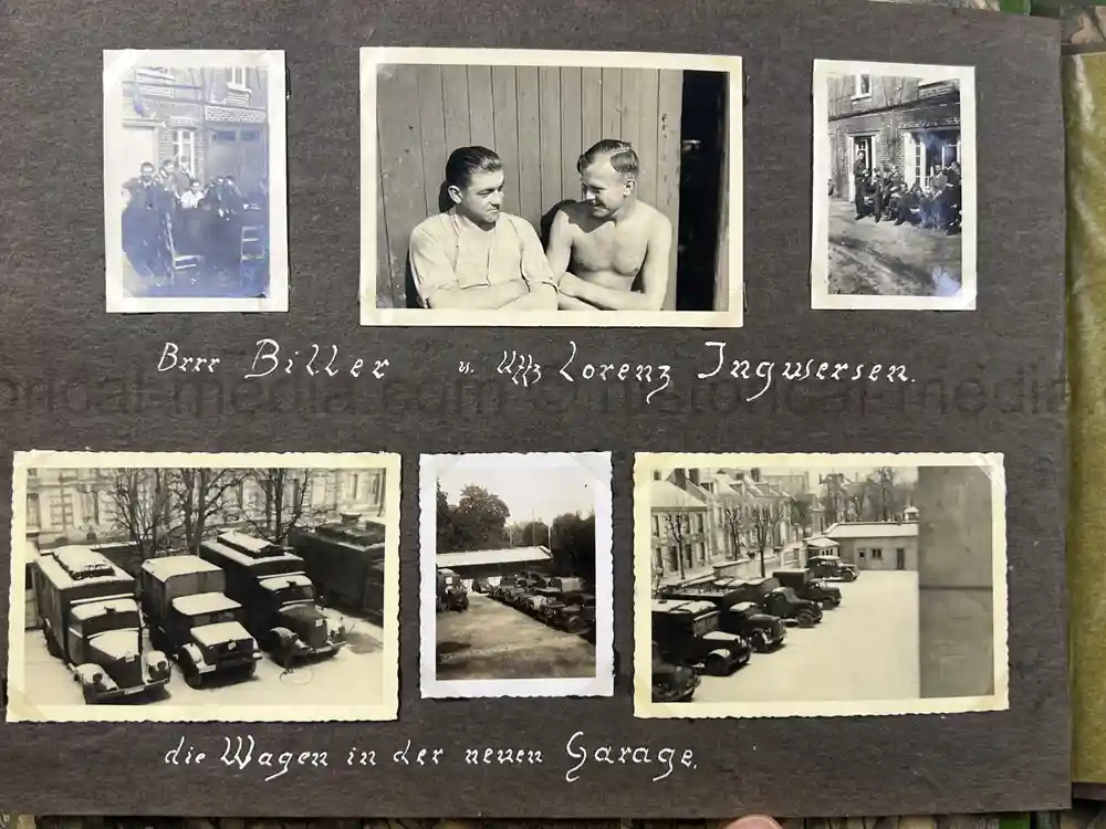 WWII GERMAN LUFTWAFFE PHOTO ALBUM - FRANCE