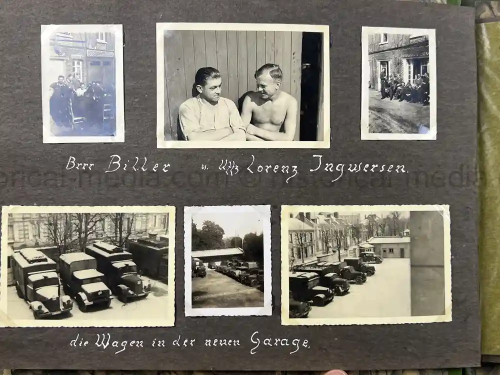 WWII GERMAN LUFTWAFFE PHOTO ALBUM - FRANCE