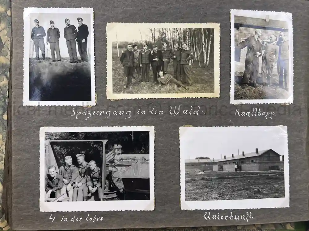 WWII GERMAN LUFTWAFFE PHOTO ALBUM - FRANCE