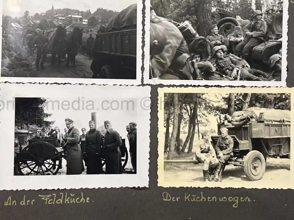 WWII GERMAN ARMY PHOTO ALBUM - RUSSIA CAMPAIGN