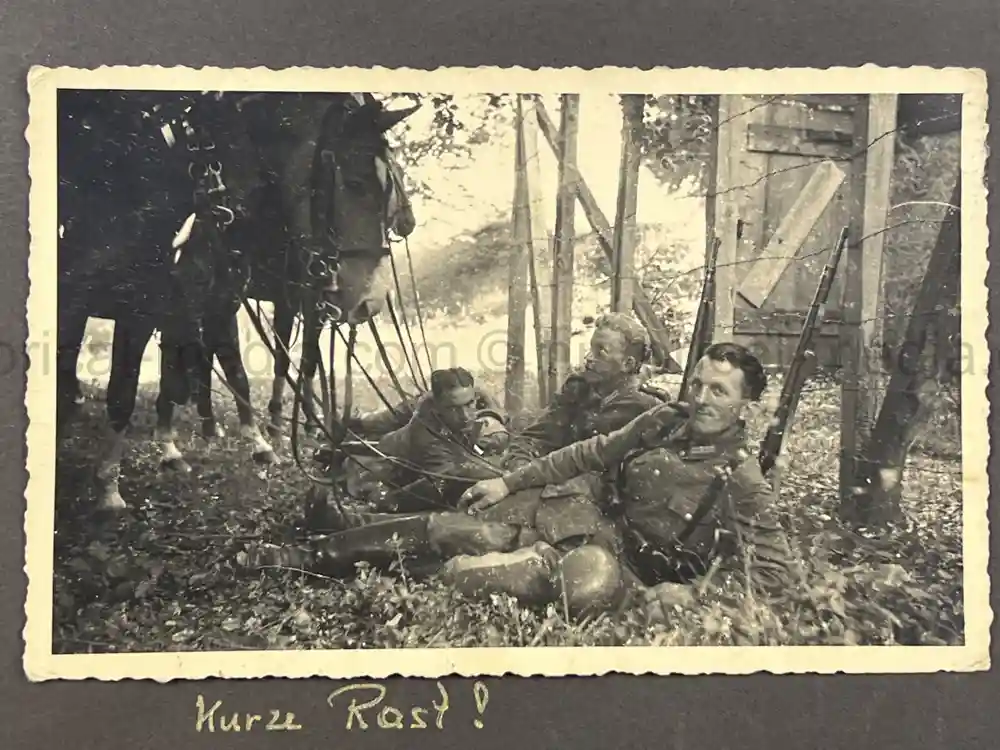 WWII GERMAN ARMY PHOTO ALBUM - RUSSIA CAMPAIGN