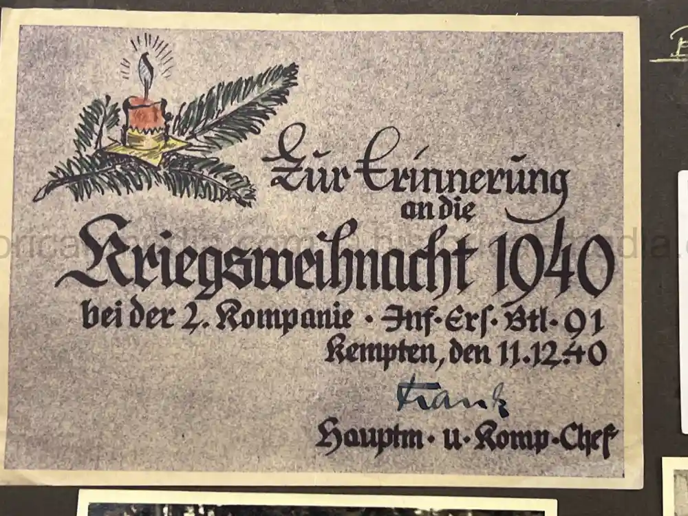 WWII GERMAN ARMY PHOTO ALBUM - RUSSIA CAMPAIGN