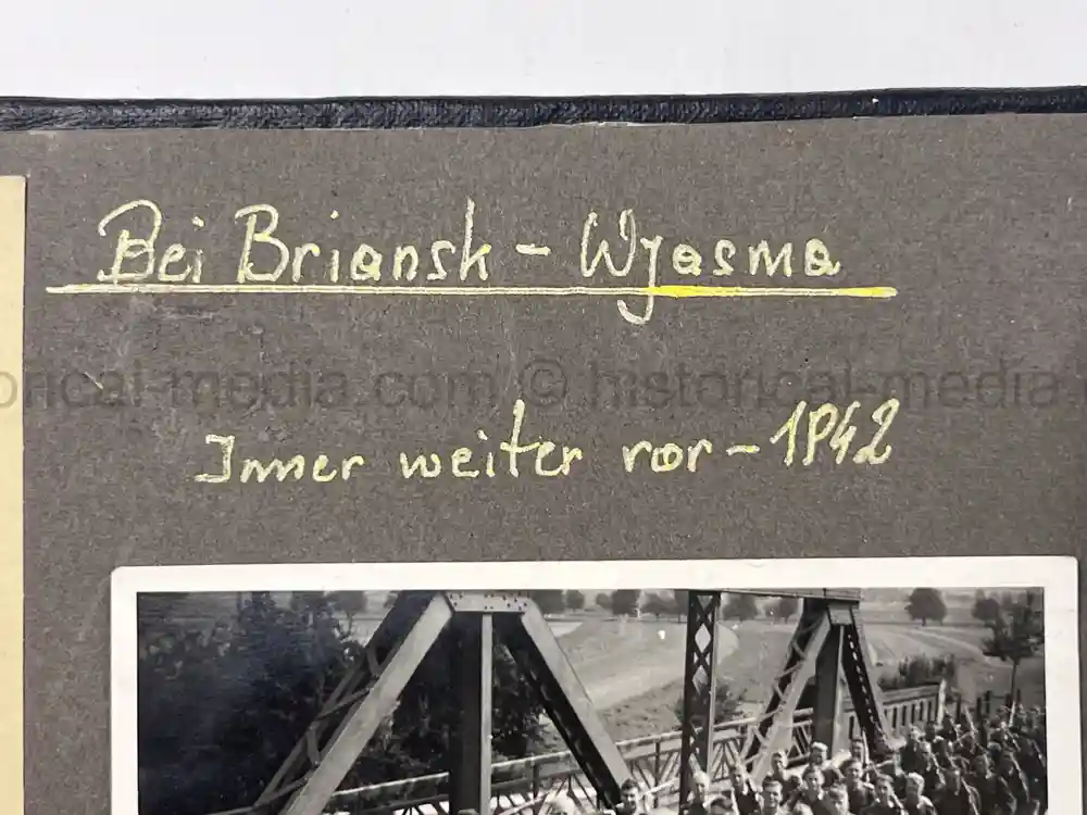 WWII GERMAN ARMY PHOTO ALBUM - RUSSIA CAMPAIGN