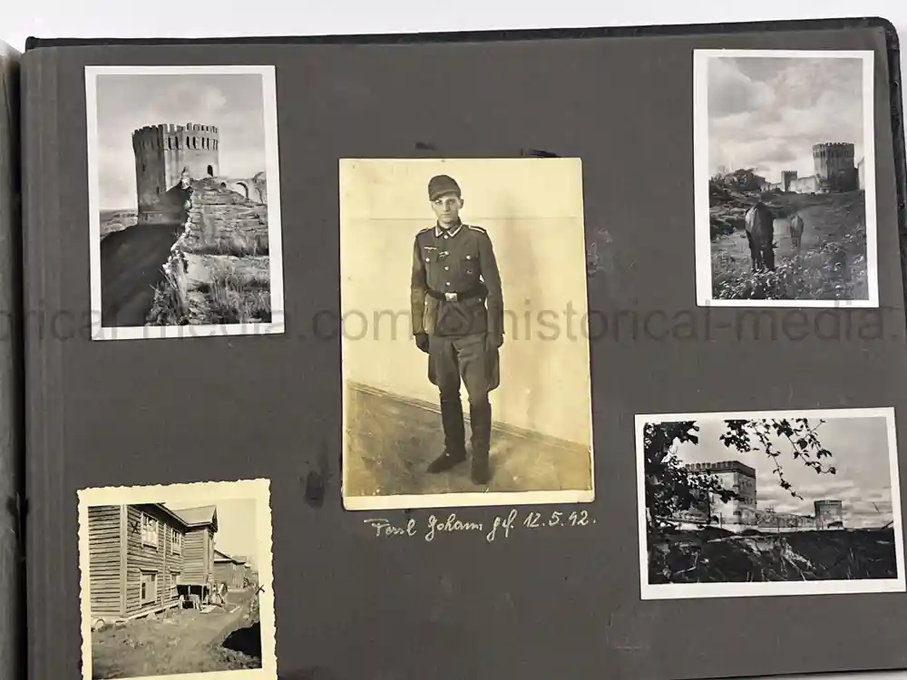 WWII GERMAN ARMY PHOTO ALBUM - RUSSIA CAMPAIGN