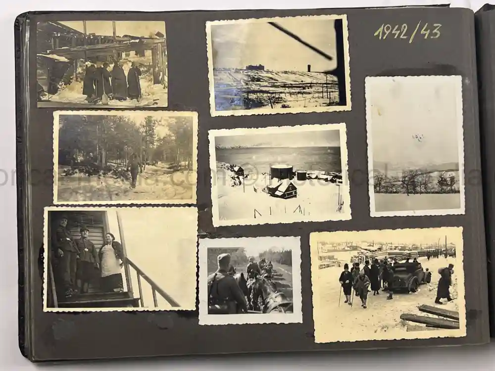 WWII GERMAN ARMY PHOTO ALBUM - RUSSIA CAMPAIGN