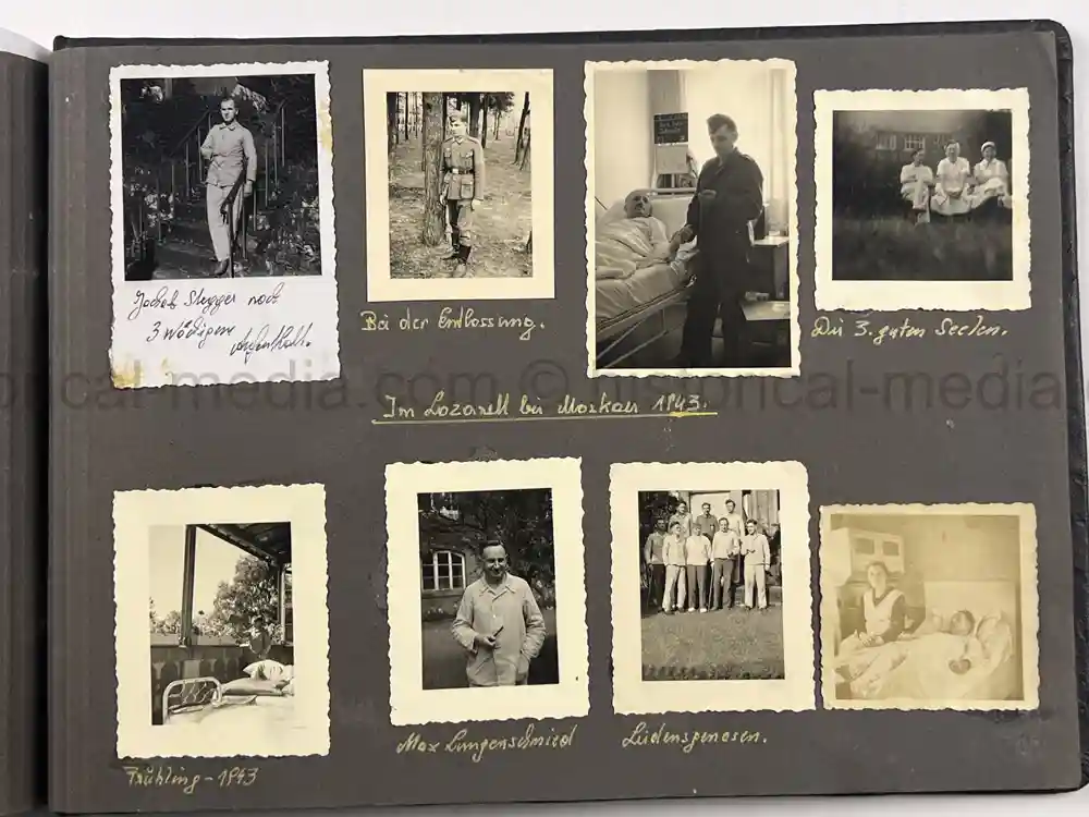 WWII GERMAN ARMY PHOTO ALBUM - RUSSIA CAMPAIGN