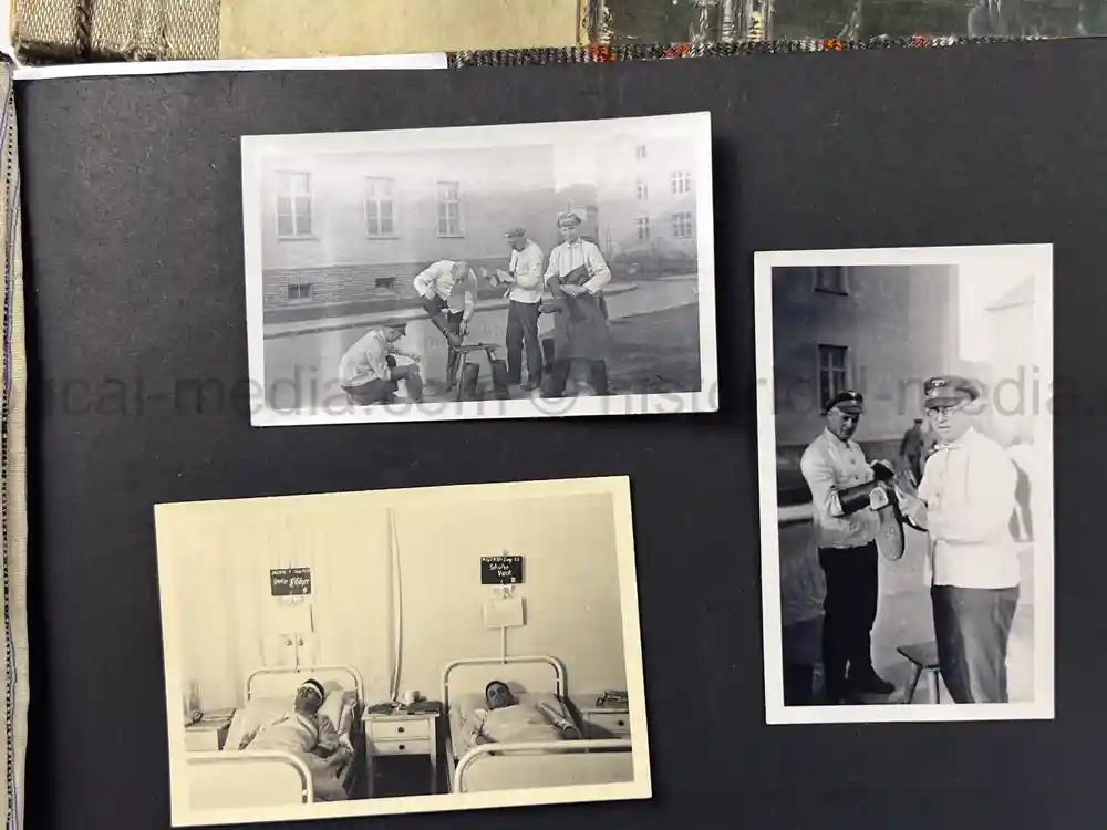 3x WWII GERMAN PHOTO ALBUMS - LUFTWAFFE, HEER