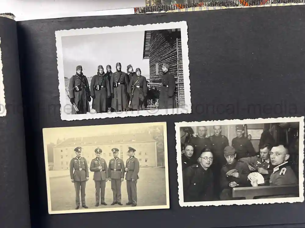 3x WWII GERMAN PHOTO ALBUMS - LUFTWAFFE, HEER