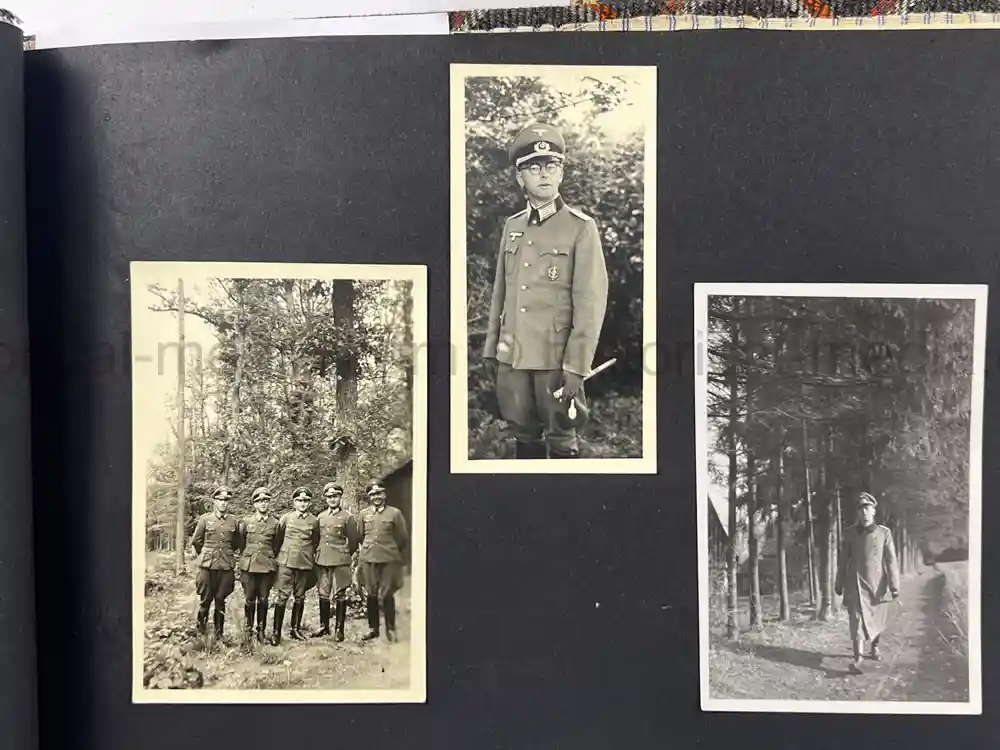 3x WWII GERMAN PHOTO ALBUMS - LUFTWAFFE, HEER