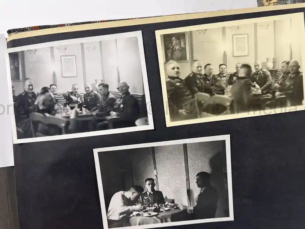 3x WWII GERMAN PHOTO ALBUMS - LUFTWAFFE, HEER