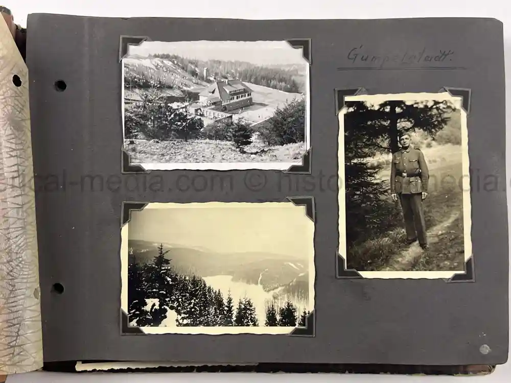 3x WWII GERMAN PHOTO ALBUMS - LUFTWAFFE, HEER
