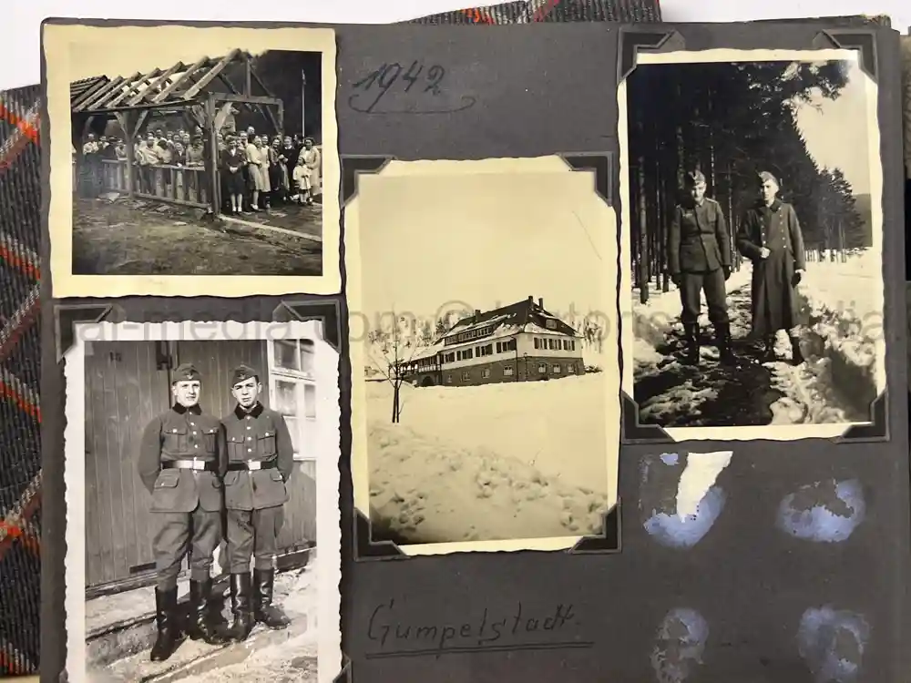 3x WWII GERMAN PHOTO ALBUMS - LUFTWAFFE, HEER
