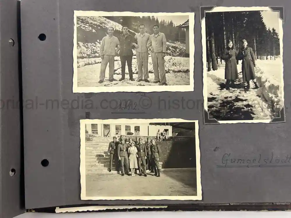 3x WWII GERMAN PHOTO ALBUMS - LUFTWAFFE, HEER