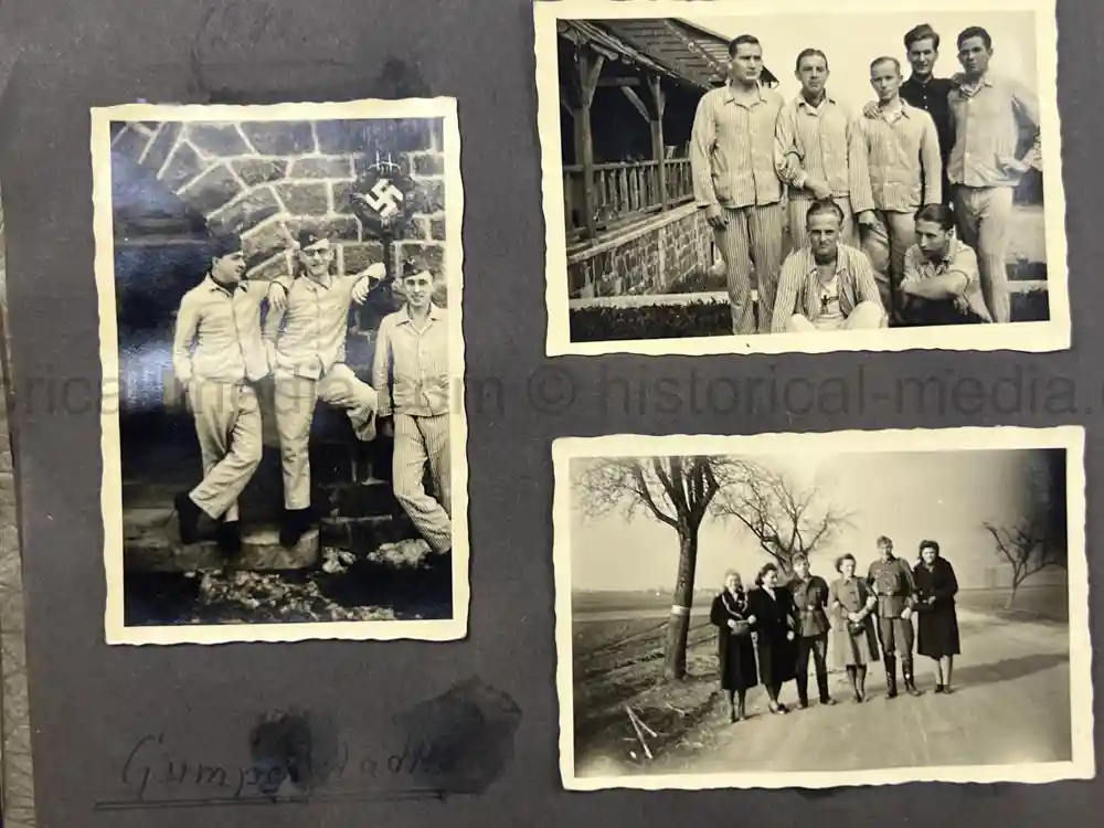 3x WWII GERMAN PHOTO ALBUMS - LUFTWAFFE, HEER