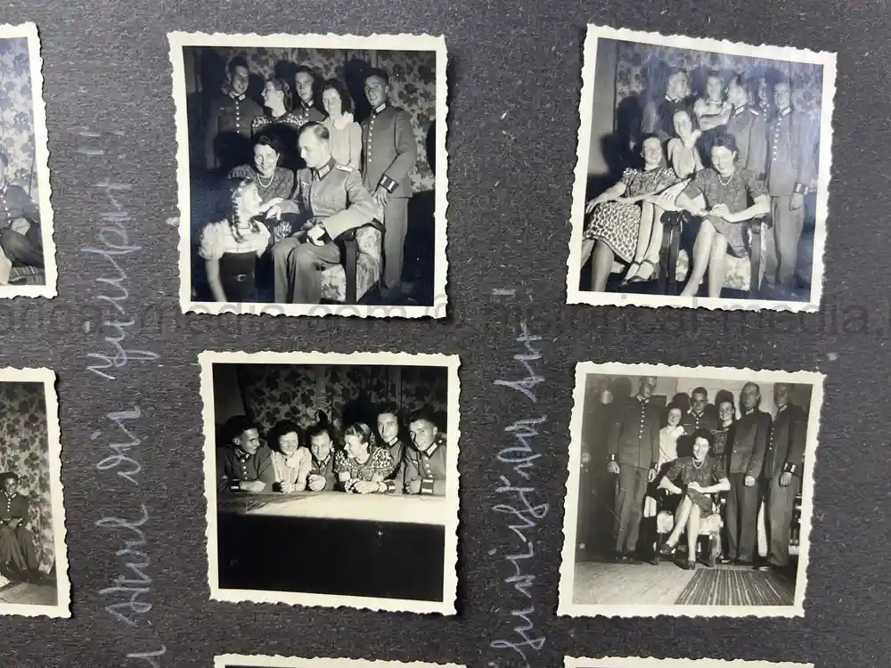 6x THIRD REICH ERA PHOTO ALBUMS - ARMY, LUFTWAFFE, HITLER JUGEND