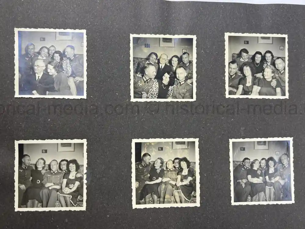 6x THIRD REICH ERA PHOTO ALBUMS - ARMY, LUFTWAFFE, HITLER JUGEND