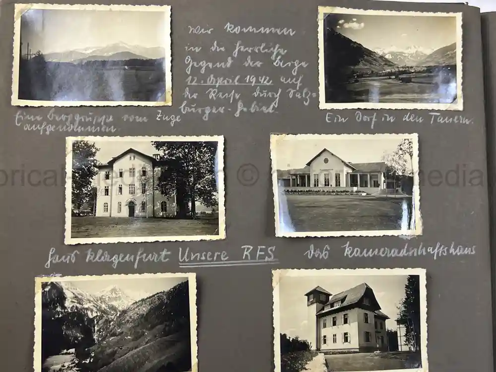 6x THIRD REICH ERA PHOTO ALBUMS - ARMY, LUFTWAFFE, HITLER JUGEND