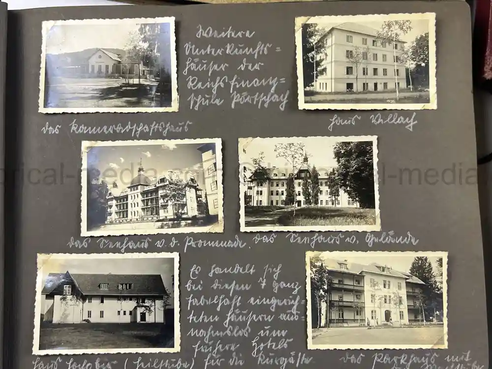 6x THIRD REICH ERA PHOTO ALBUMS - ARMY, LUFTWAFFE, HITLER JUGEND