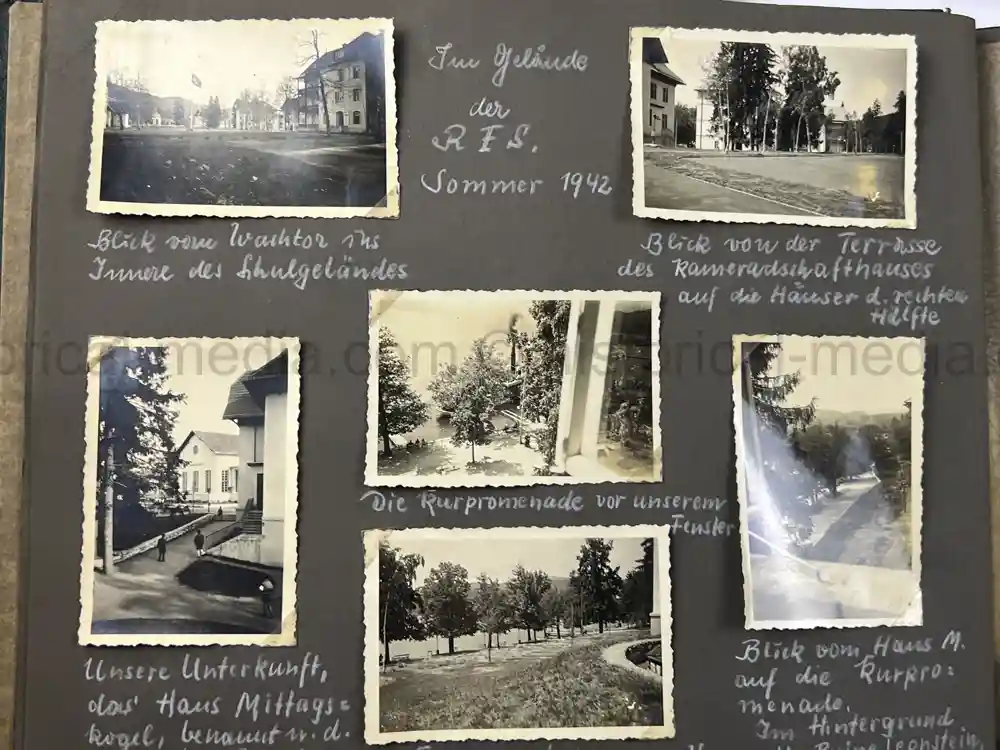 6x THIRD REICH ERA PHOTO ALBUMS - ARMY, LUFTWAFFE, HITLER JUGEND