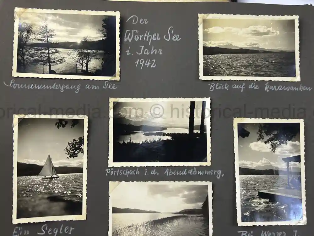 6x THIRD REICH ERA PHOTO ALBUMS - ARMY, LUFTWAFFE, HITLER JUGEND