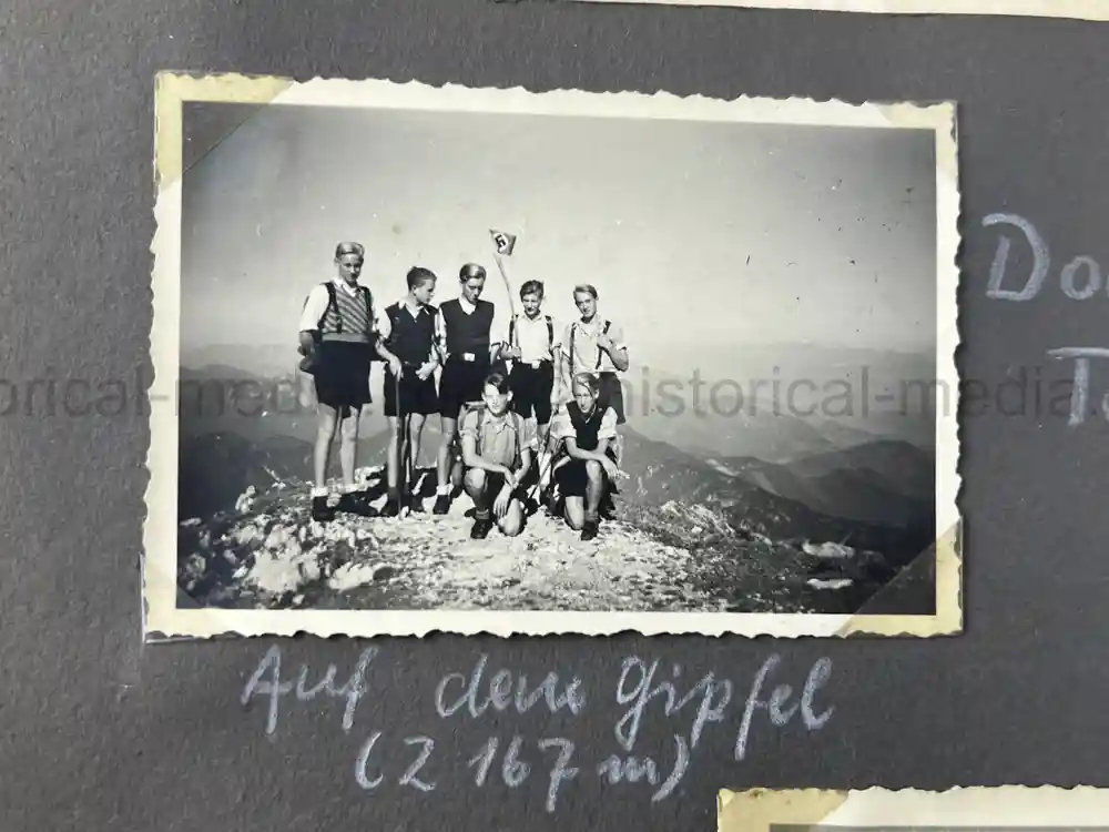 6x THIRD REICH ERA PHOTO ALBUMS - ARMY, LUFTWAFFE, HITLER JUGEND