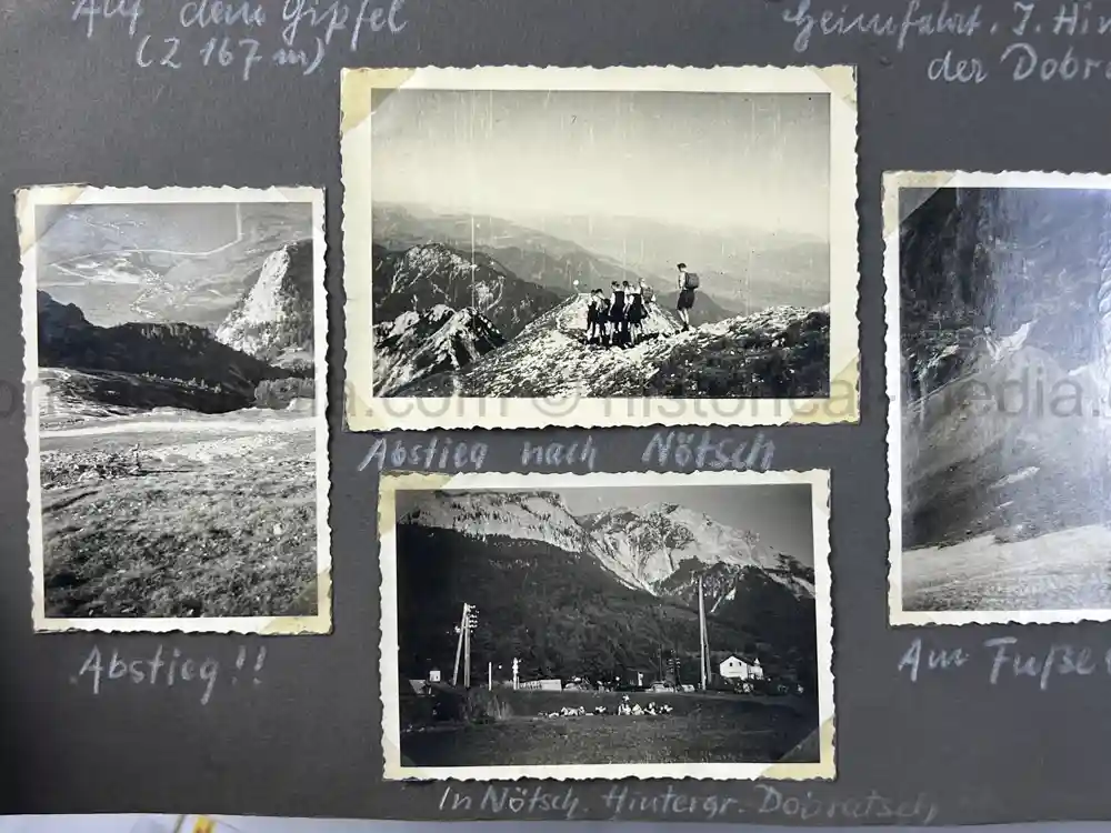 6x THIRD REICH ERA PHOTO ALBUMS - ARMY, LUFTWAFFE, HITLER JUGEND