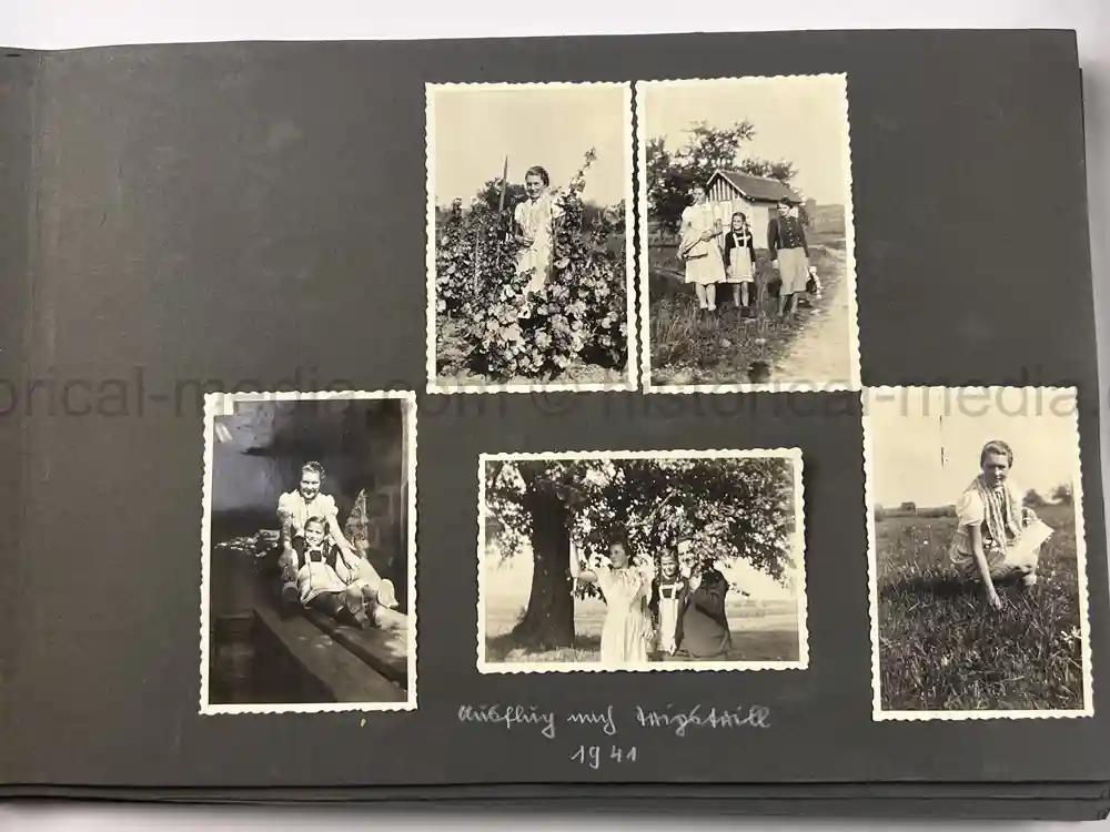 6x THIRD REICH ERA PHOTO ALBUMS - ARMY, LUFTWAFFE, HITLER JUGEND