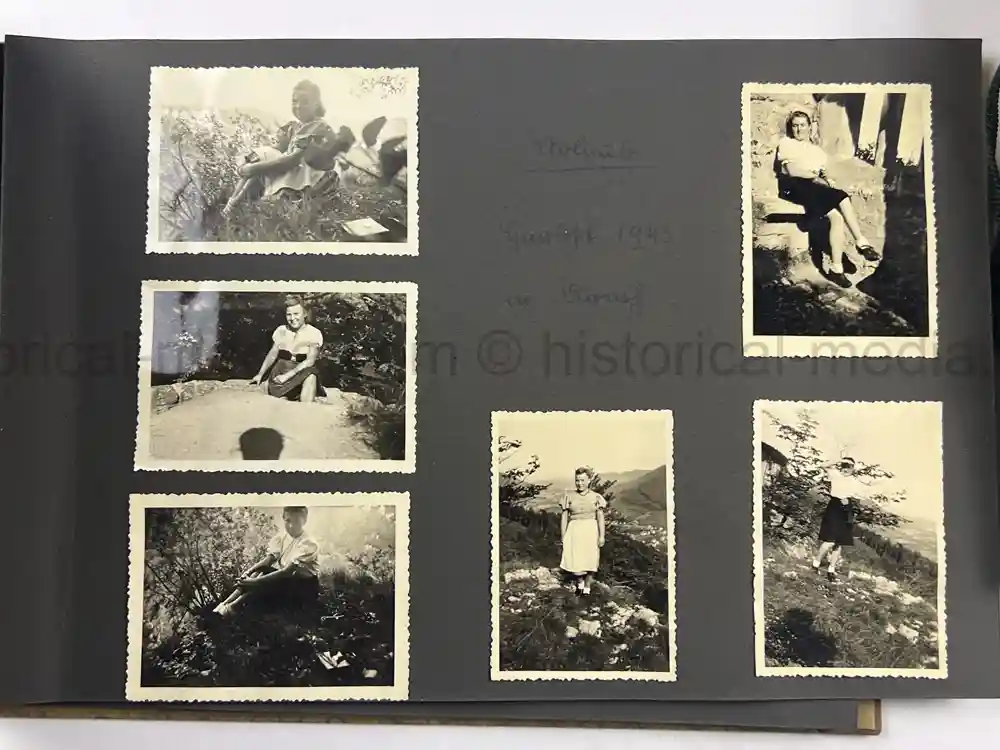 6x THIRD REICH ERA PHOTO ALBUMS - ARMY, LUFTWAFFE, HITLER JUGEND