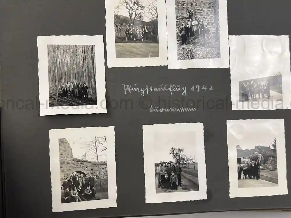 6x THIRD REICH ERA PHOTO ALBUMS - ARMY, LUFTWAFFE, HITLER JUGEND