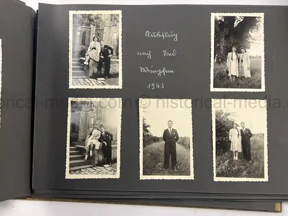 6x THIRD REICH ERA PHOTO ALBUMS - ARMY, LUFTWAFFE, HITLER JUGEND