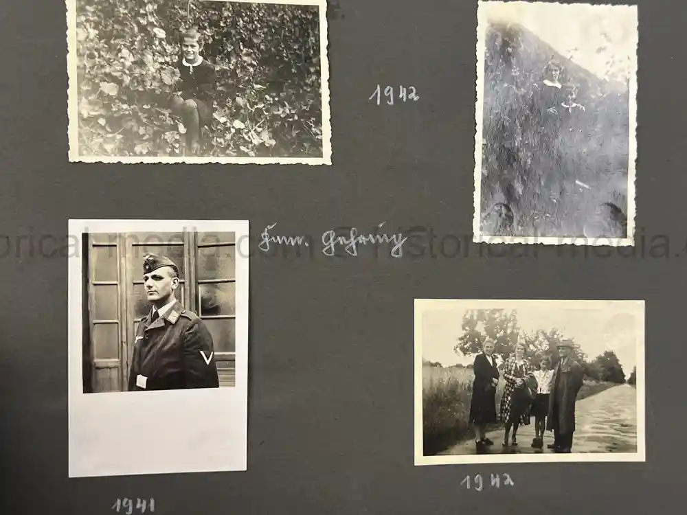 6x THIRD REICH ERA PHOTO ALBUMS - ARMY, LUFTWAFFE, HITLER JUGEND