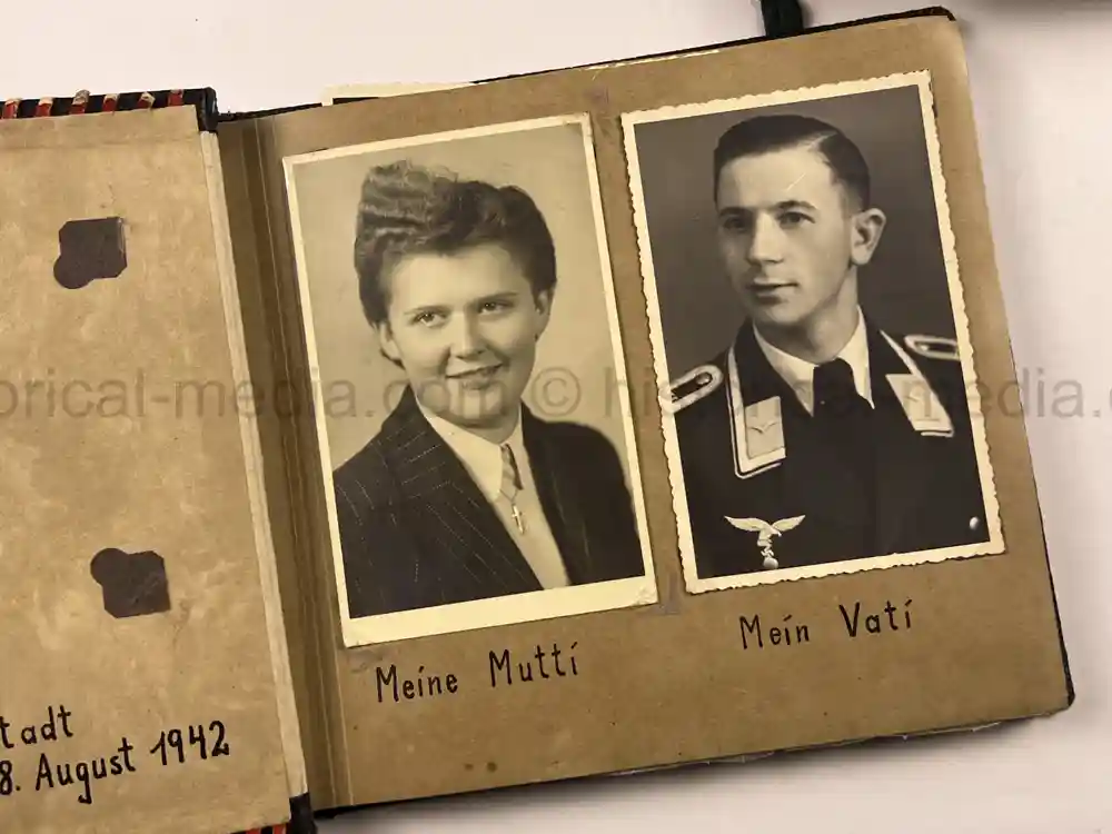 6x THIRD REICH ERA PHOTO ALBUMS - ARMY, LUFTWAFFE, HITLER JUGEND