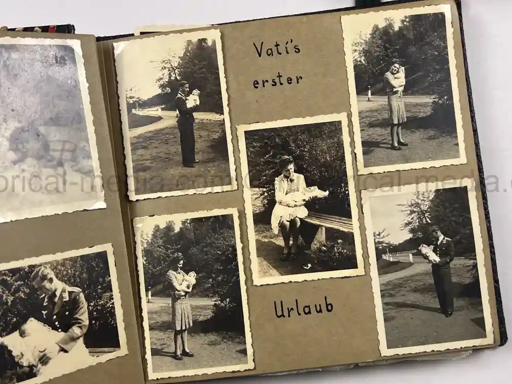 6x THIRD REICH ERA PHOTO ALBUMS - ARMY, LUFTWAFFE, HITLER JUGEND