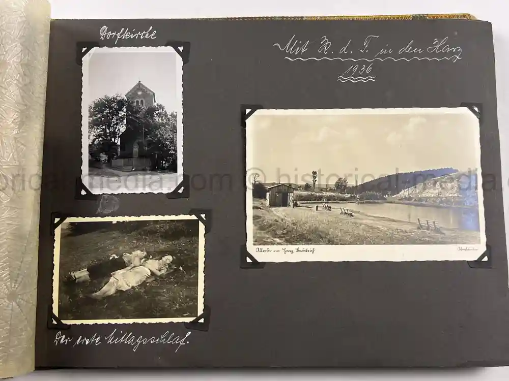 6x THIRD REICH ERA PHOTO ALBUMS - ARMY, LUFTWAFFE, HITLER JUGEND