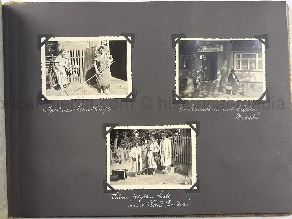 6x THIRD REICH ERA PHOTO ALBUMS - ARMY, LUFTWAFFE, HITLER JUGEND