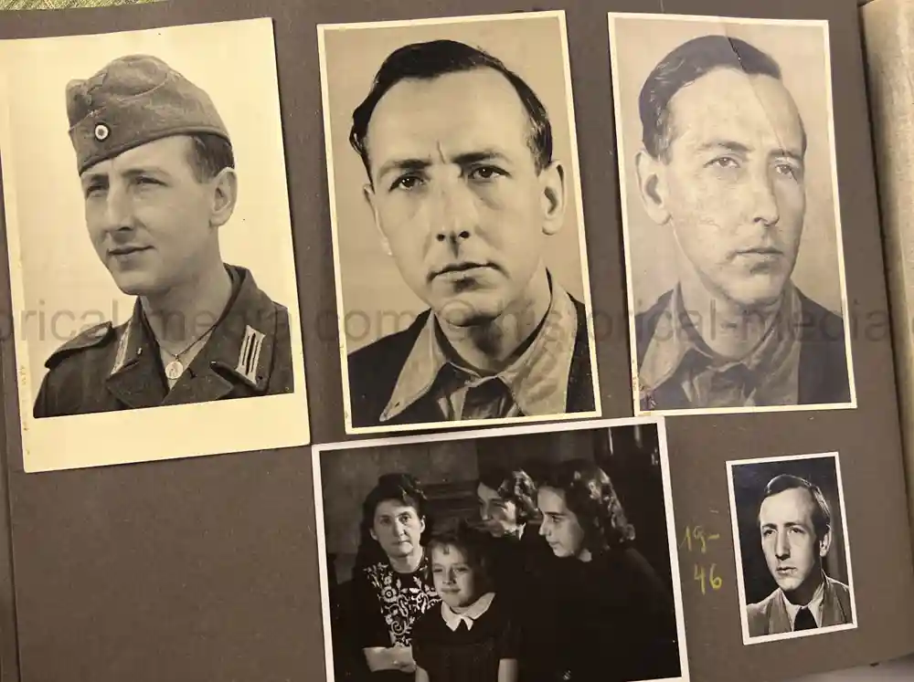 6x THIRD REICH ERA PHOTO ALBUMS - ARMY, LUFTWAFFE, HITLER JUGEND
