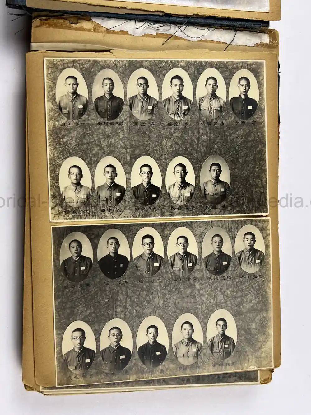 1930s JAPANESE MILITARY BOYS SCHOOL & ARMY PHOTO ALBUM