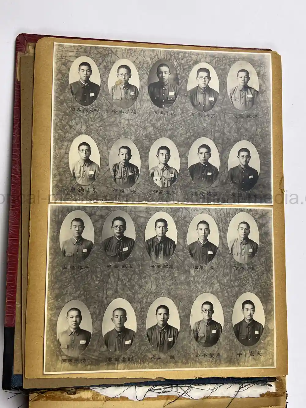 1930s JAPANESE MILITARY BOYS SCHOOL & ARMY PHOTO ALBUM