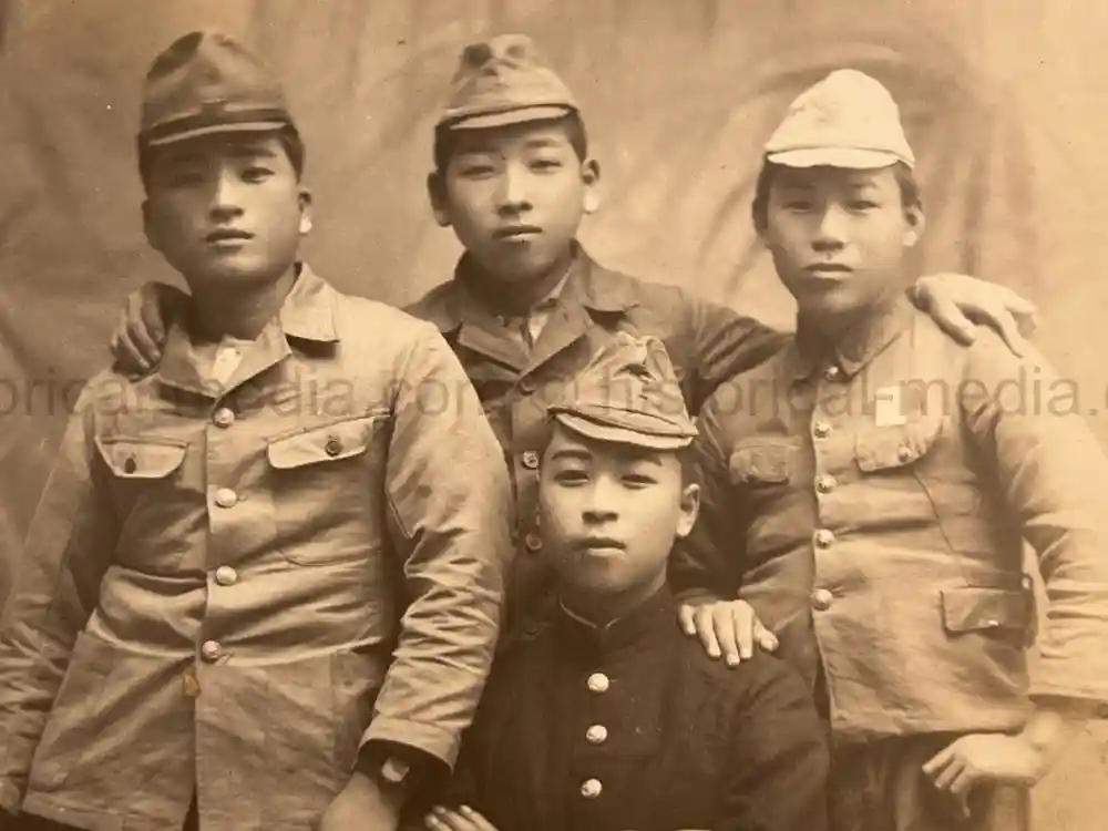 1930s JAPANESE MILITARY BOYS SCHOOL & ARMY PHOTO ALBUM