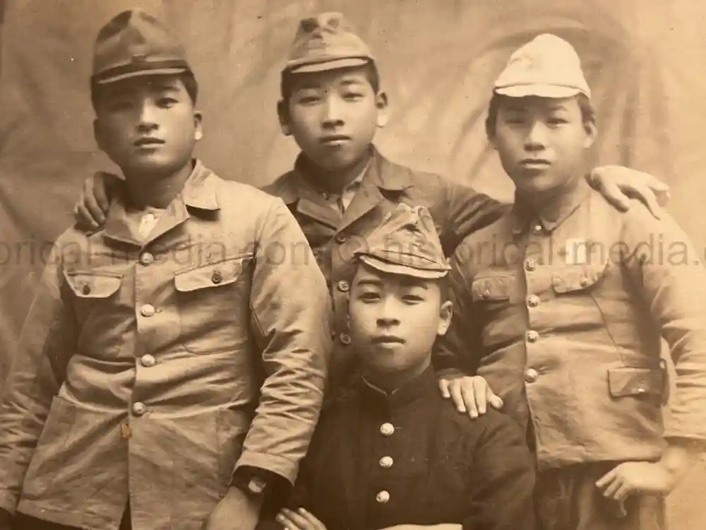 1930s JAPANESE MILITARY BOYS SCHOOL & ARMY PHOTO ALBUM